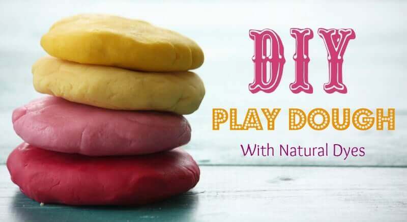 Homemade Play Dough Recipe WIth Natural Dyes (And A Gluten-Free Option!)