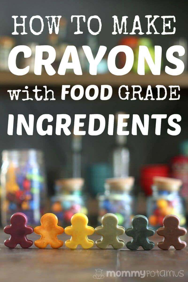 How To Make Crayons With Food Grade Ingredients - When my toddler started trying to taste test our crayons, I decided to dig a little deeper into the "non-toxic" label. Turns out, the Consumer Product Safety Commission has found that crayons can contain up to 2-5ppm lead depending on the pigment used, even when the box is labeled non-toxic. That's less than allowed in toys, but more than is allowed in food, so I decided to create a food-grade version using dried veggie powders and spices. 