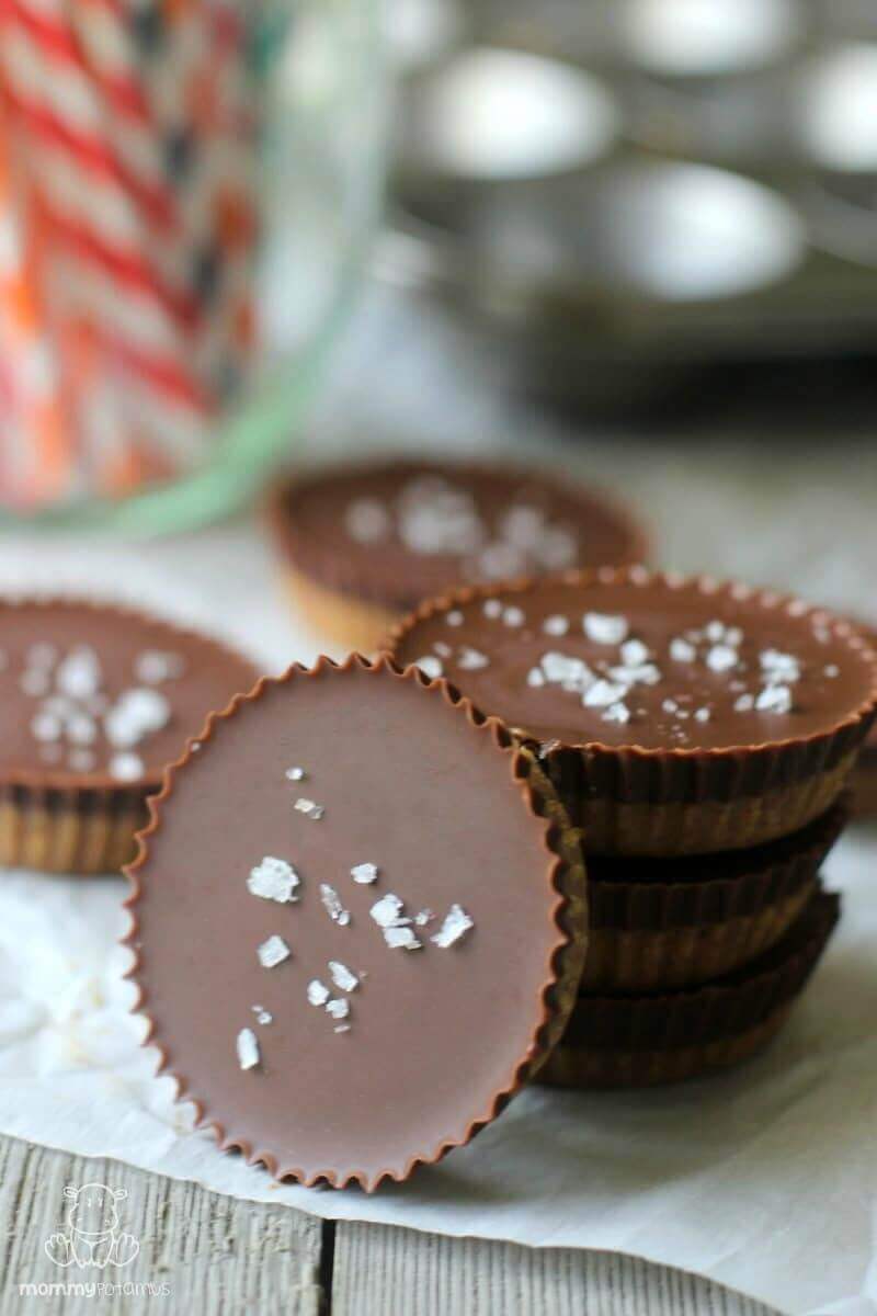 Salted Chocolate Almond Butter Cups