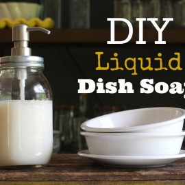 Homemade Liquid Dish Soap Recipe