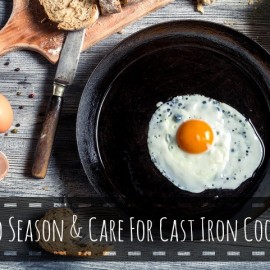 how to season cast iron cookware