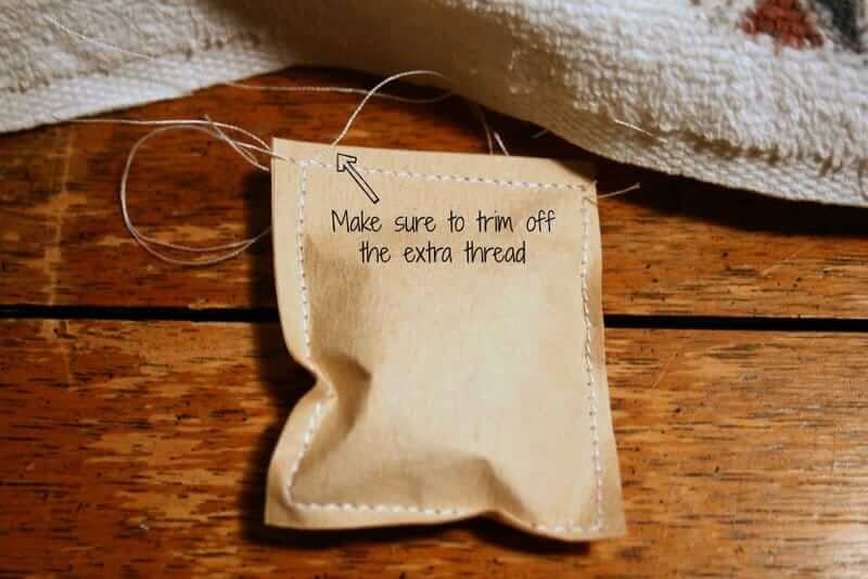 Diy Unbleached Tea Bags How To Make Tea Bags Step 6