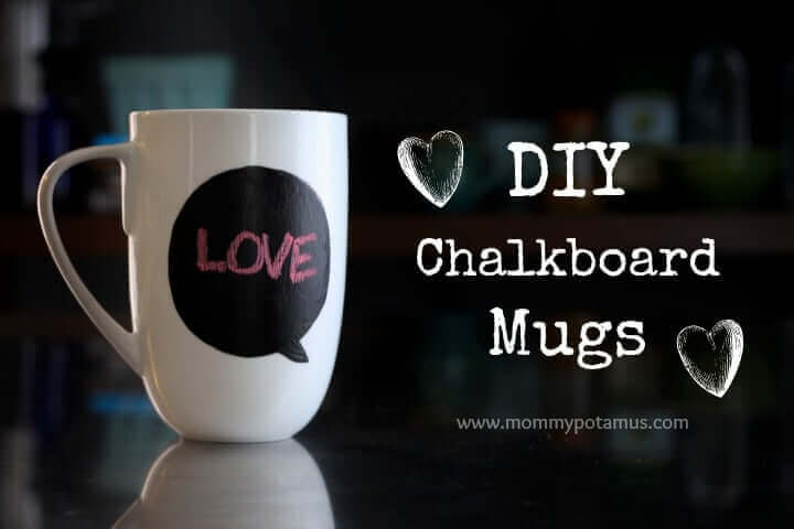 diy chalkboard mug