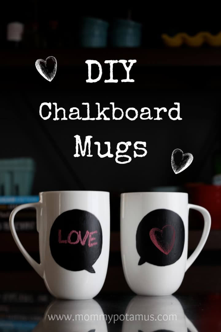 diy chalkboard mug