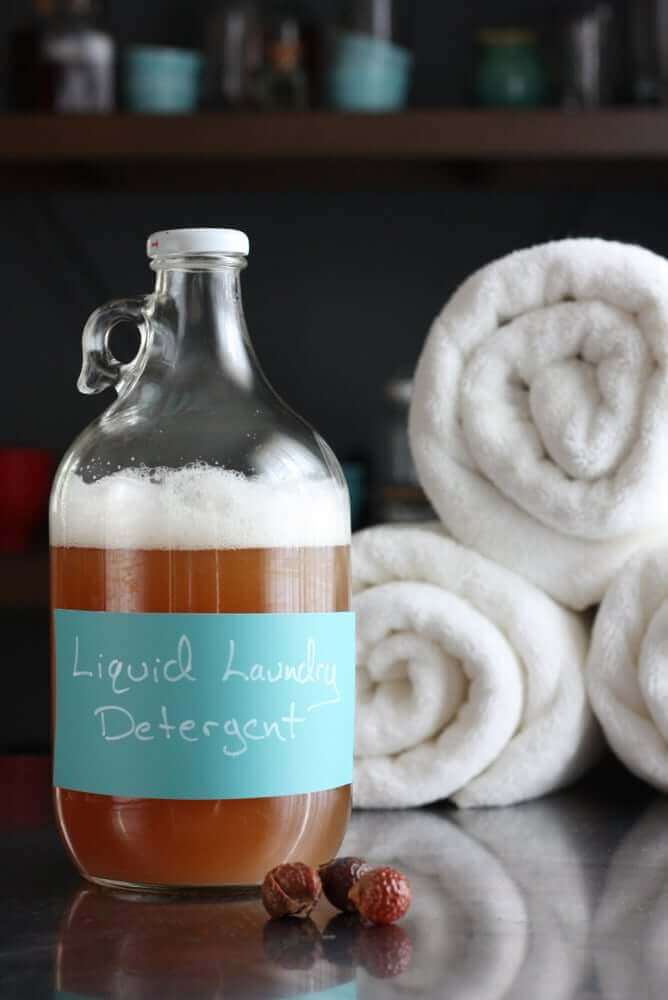 homemade liquid laundry detergent