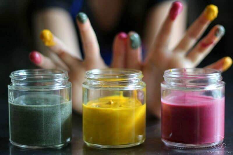 homemade finger paint that s safe to eat
